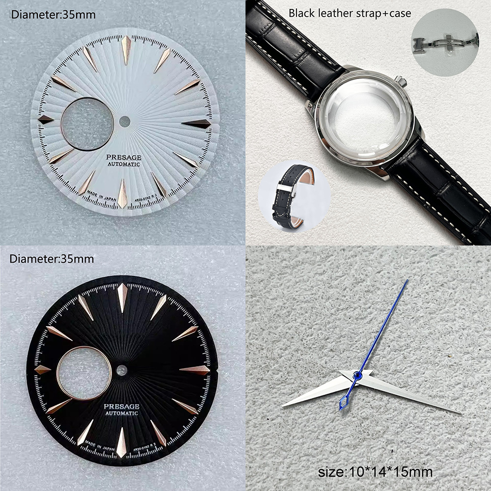 Seiko Watch Presage - NH38 35mm Cadran avec logo S