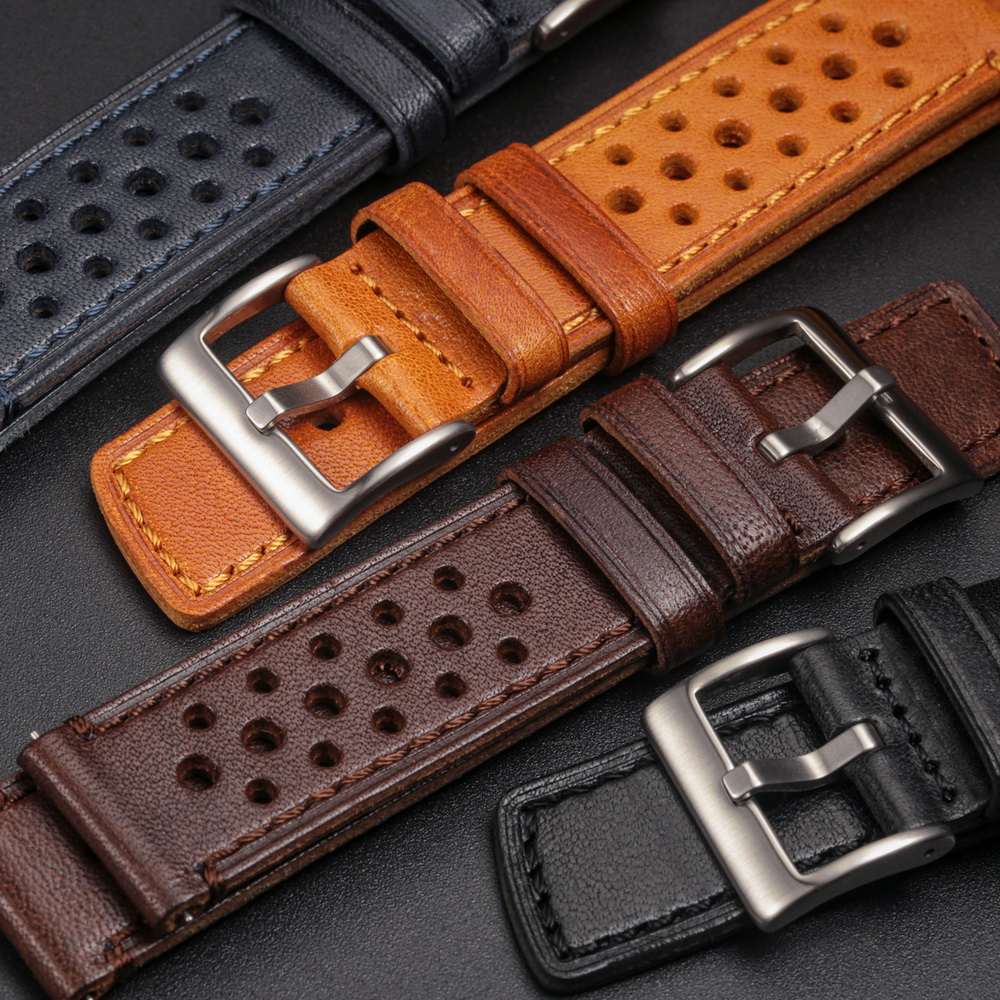 Leather Strap Quick Release - Hemsut bracelet de montre en cuir